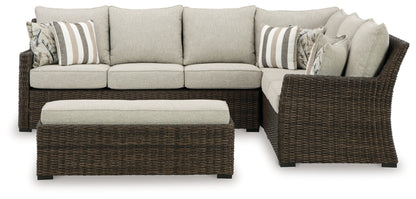 Brook Ranch 3-Piece Outdoor Sectional Set