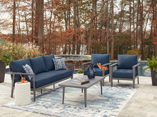 Ashley Furniture Gali Outdoor Sofa/Chairs/Table Set