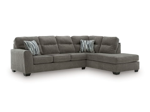 Olten 2-Piece Sectional with Chaise Graphite