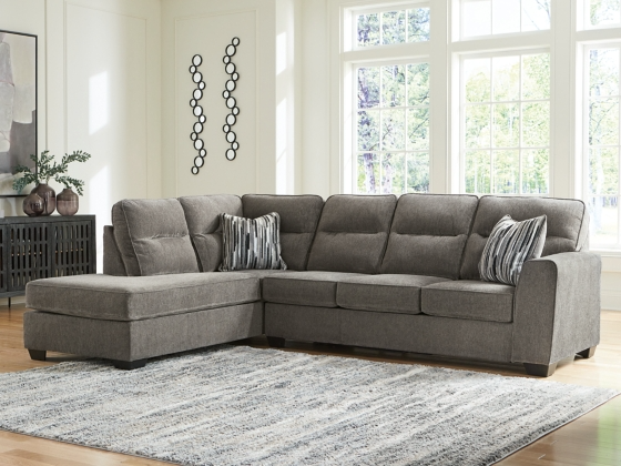 Olten 2-Piece Sectional with Chaise Graphite