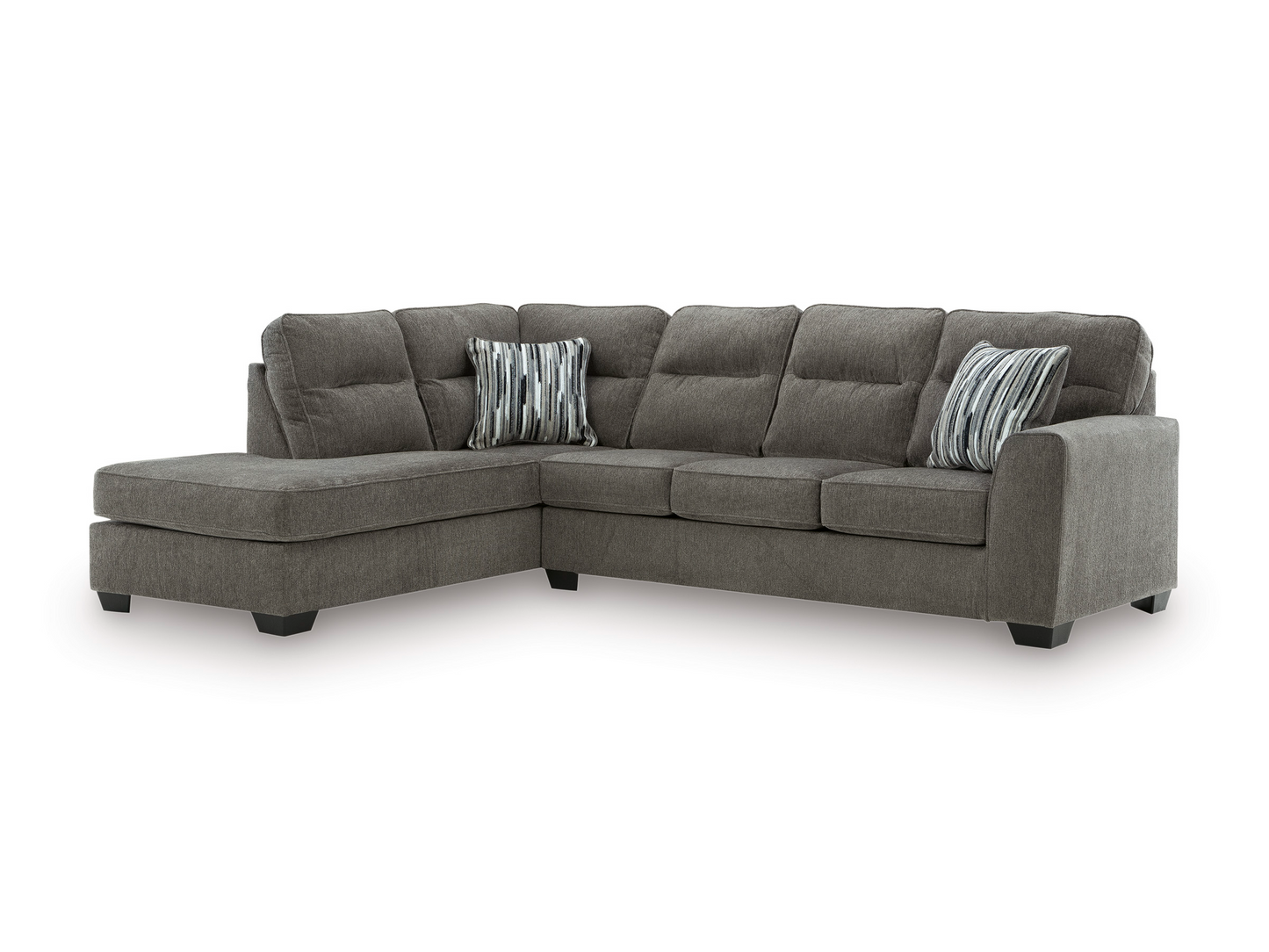 Olten 2-Piece Sectional with Chaise Graphite